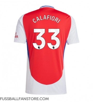 Arsenal Riccardo Calafiori #33 Replik Heimtrikot 2024-25 Kurzarm